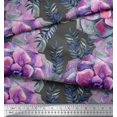 thumbnail image 2 of Soimoi Pink Cotton Poplin Fabric Line Geometric Printed Fabric 1 Yard 42 Inch Wide, 2 of 3