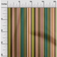thumbnail image 1 of oneOone Polyester Lycra Fabric Bayadere Stripe Printed Fabric 1 Yard 56 Inch Wide, 1 of 4