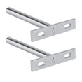 thumbnail image 3 of ZPSHYD Hidden Bracket, Solide Support Invisible Invisible Monté sur le Mur Support Caché pour Bricolage Étagère Murale Argent (4 Po), 3 of 8