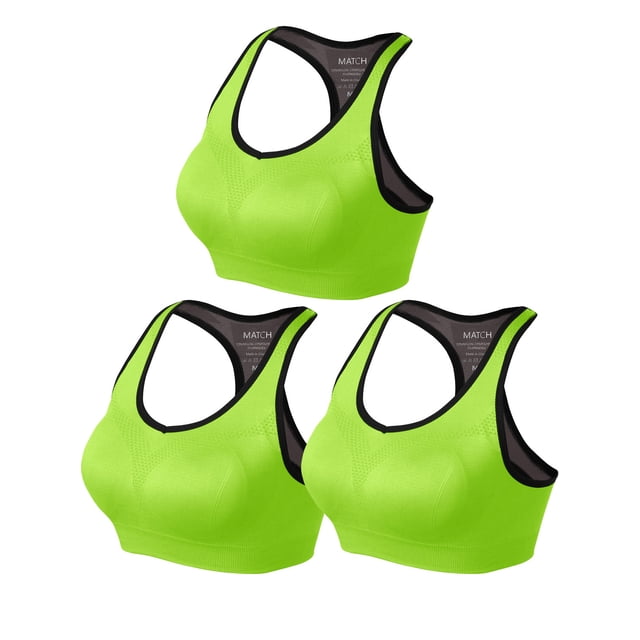 Matchstick Women's Wirefree Yoga Sports Bra,