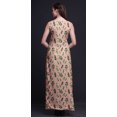thumbnail image 4 of Bimba Leaves Ladies Printed Front Slit Sleeveless Maxi Summer Long CasualDress-Small, 4 of 5