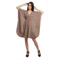 thumbnail image 2 of Moomaya Robe Courte de Caftan de Plage, Robe de Couverture Imprimée, Kaftan pour Femmes, Tenue de Plage, Couverture, 2 of 4