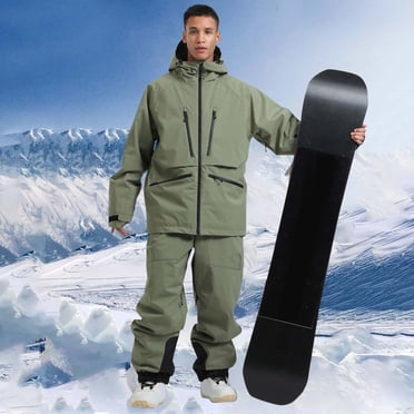Men's Ski Jacket Winter Snowboard Windproof Thermal Insulated Warm Waterproof Breathable Jacket For Skiing Snowboarding Outdoor Sports