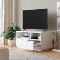 thumbnail image 3 of Sauder Morgan Main TV Stand, White, 428258, 3 of 7