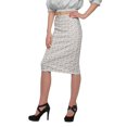 thumbnail image 2 of Moomaya Jupe Imprimée Longueur Genou pour Femmes Grande Taille Jupe en Poly Spandex, 2 of 6