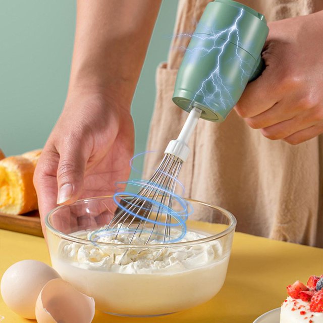 Feltree USB Rechargeable Milk Frother Handheld Electric Whisk, Multifunction Mini Foam Maker for Coffee, Hot Chocolate & Kitchen Use