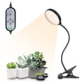 thumbnail image 1 of USB Grow Light pour Plantes 78 DEL Lumière du Soleil Spectre Complet Lampe de Culture à Pince de Bureau Réglable pour Plantes d'Intérieur 5 Niveaux Réglables Minuterie 4/8/12 H, 1 of 7