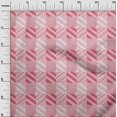 thumbnail image 2 of oneOone Cotton Flex Fabric Stripe Geometric Print Fabric By Yard 40 Inch Wide, 2 of 4