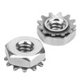 thumbnail image 3 of Toothed Nut,100Pcs Toothed Nut Steel Industrial Robot Parts Nut Top-Notch Performance, 3 of 9