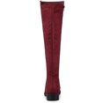 thumbnail image 4 of Unique Bargains Women's Side Zipper Chunky Heel Knee High Boot, 4 of 7