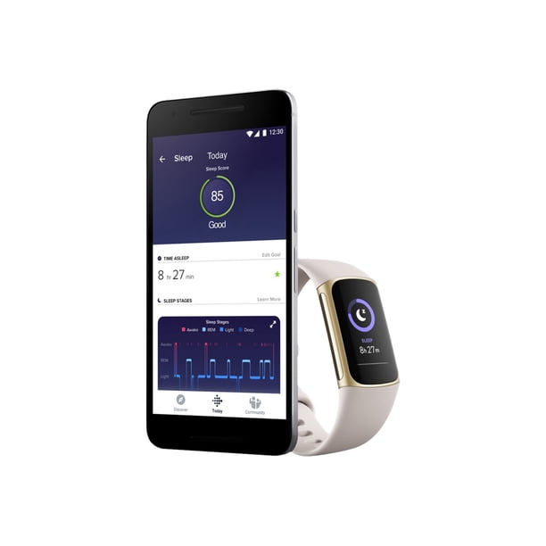 Fitbit Charge 5 - Soft gold stainless steel - activity tracker