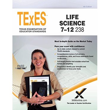 TExES Life Science 7-12 238 Teacher Certification Study Guide Test Prep