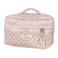 thumbnail image 1 of Sac à Fermeture Éclair de Maquillage simple et Populaire, Grande Capacité de Rangement, Rose, 1 of 6