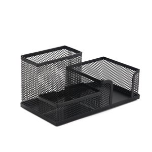 Office Supplies Desk Organizer Pen Holder Mesh Pencil Holder Metal Pencil Holders Pen Organizer Black for Desk Office Pencil Holders Pen Holder for Desk Organizer Office Pen Holder for Desk
