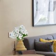 thumbnail image 4 of 5-branch Artificial Flower Bouquet Simulation Floral Decor Wedding Party Cloth Fake Flower Home Decor, Light Blue Workhe, 4 of 9