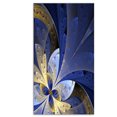 thumbnail image 2 of Blue and Yellow Fractal Pattern, 2 of 3