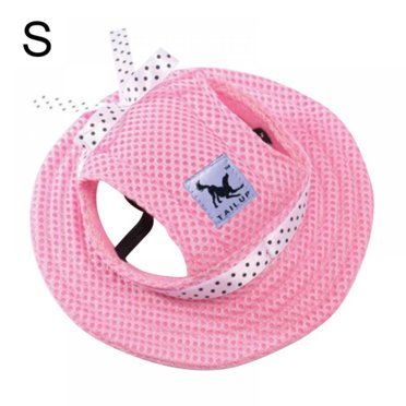 Pet Dog Hat Comfortable Sun Protective Hat With Breathable Net Cloth Puppy Summer Fashion Cap