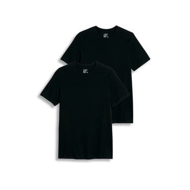 Jockey T-Shirt de Dessous à Col Rond Classique 100 % Coton pour Homme Grand - Lot de 2