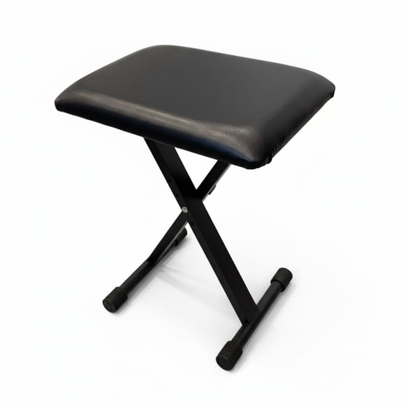 axGear Piano Bench Stool Height Adjustable Foldable X Frame Music Guitar Keyboard Chair