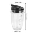 thumbnail image 3 of LYUMO Blender Part Kit for NINJA 900W 1000W Blender,Cup + Lid Blender Part Kit for NINJA 900W 1000W Blender Accessory Replacement, Blender Accessory Replacement, 3 of 8
