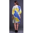 thumbnail image 4 of Bimba Teinture sur Nœuds Femme Court Kaftan de Plage Tenue de Plage Paréo de Bikini Robe Midi-TG-3X, 4 of 5