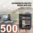 thumbnail image 3 of VEVOR 12U AV Rack Stand 500 lbs Capacity Network Stereo Recording Studio Rack, 3 of 9