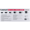 thumbnail image 3 of Cuisinart Chef's Classic 10 Piece Nonstick Hard Anodized Cookware Set, Gray, 3 of 5