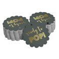 thumbnail image 1 of Inkdotpot Real Gold Foil Ready To Pop Baby Shower Tags Favor Hang Paper Tags 100 Pieces, 1 of 6