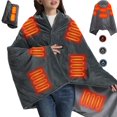 thumbnail image 1 of Cordless Outdoor Throw Blanket, Heated Blanket Battery Operated, Cordless Heated Blanket, Wearable USB Heated Blanket, On The Go Cordless Heated Throw, Portable Cordless Heated Throw Shawl, 1 of 7