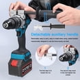 thumbnail image 2 of Graflsoa Perceuse Sans Fil 21V avec Couple de 80 Nm, 20 Réglages Réglables, Rotation Avant/arrière, Lumière LED et Poignée Latérale - Idéale pour la Maison et un Usage Professionnel, Comprend 1 Batterie et un Chargeur, US, 2 of 7