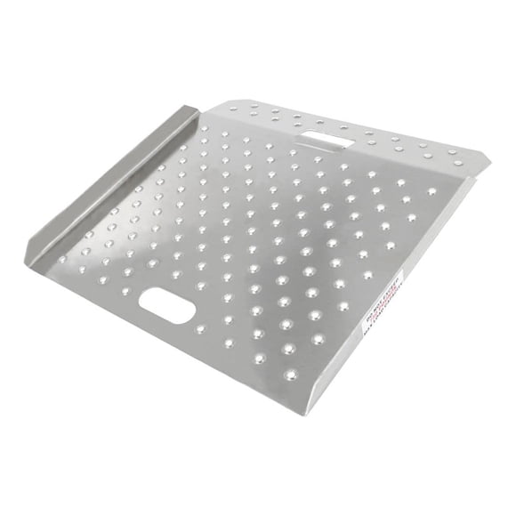 Guardian 27 x 27 Inch Aluminum Curb Ramp, Portable and Heavy Duty, 750 Lb Capacity