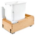 thumbnail image 1 of Rev-A-Shelf Single 35 Qt Pullout Bottom Mount Trash Container, Maple, 1 of 12