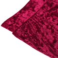 thumbnail image 4 of Women Velvet Flared Trousers  Solid Color High Waist Wide Leg Long Pants, 4 of 6