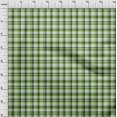 thumbnail image 4 of oneOone Rayon Light Green Fabric Check Craft Projects Decor Fabric Printed By The Yard 56 Inch Wide, 4 of 4