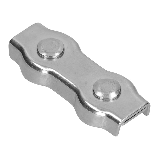 Clips de Câble Métallique, Dispositif de Verrouillage Duplex 304 Acier Inoxydable Étrier de Serrage Simple Opération Simple Excellente Performance pour la Construction de Bâtiments