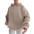 thumbnail image 2 of IMENGL Hoodies oversized sweatshirts pullover, Yellow L, Size M-XL, 2 of 5