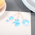 thumbnail image 3 of 18Pcs Boy Type Kids Birthday Cute Cupcake Toppers Baby Shower Cake Decorations (Blue), 3 of 5