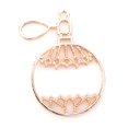 thumbnail image 1 of Pendentif Cadre Décoratif en Métal Fait Main à Lunette Ouverte, 1 of 10