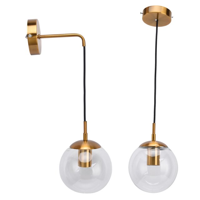Applique Murale LED, Rétro Moderne Lampe Murale Minimalis Installation Facile Processus de Galvanoplastie 110-240V pour Salon