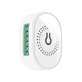 thumbnail image 1 of Contrôleur de Commutateur Intelligent 2 Voies Tuya ZigBee 3.0, Module Mini Marche-Arrêt 85-250V CA 16A, Compatible avec l'Application Tuya Smart/Smart Life, Matériau PVC, Blanc/noir en Option, 59x42x20mm, Nécessite ZigBee Gateway, 1 of 6
