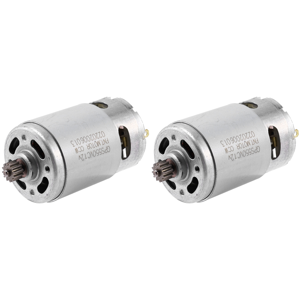 2X RS550 12V DC Moteur DIY Kit d'outils à deux vitesses 12 Boîte de vitesses de dents et de haute torque pour tournevis à percement électrique