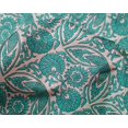 thumbnail image 5 of oneOone Silk Tabby Turquoise Blue Fabric Block Sewing Material Print Fabric By The Yard 42 Inch Wide, 5 of 5