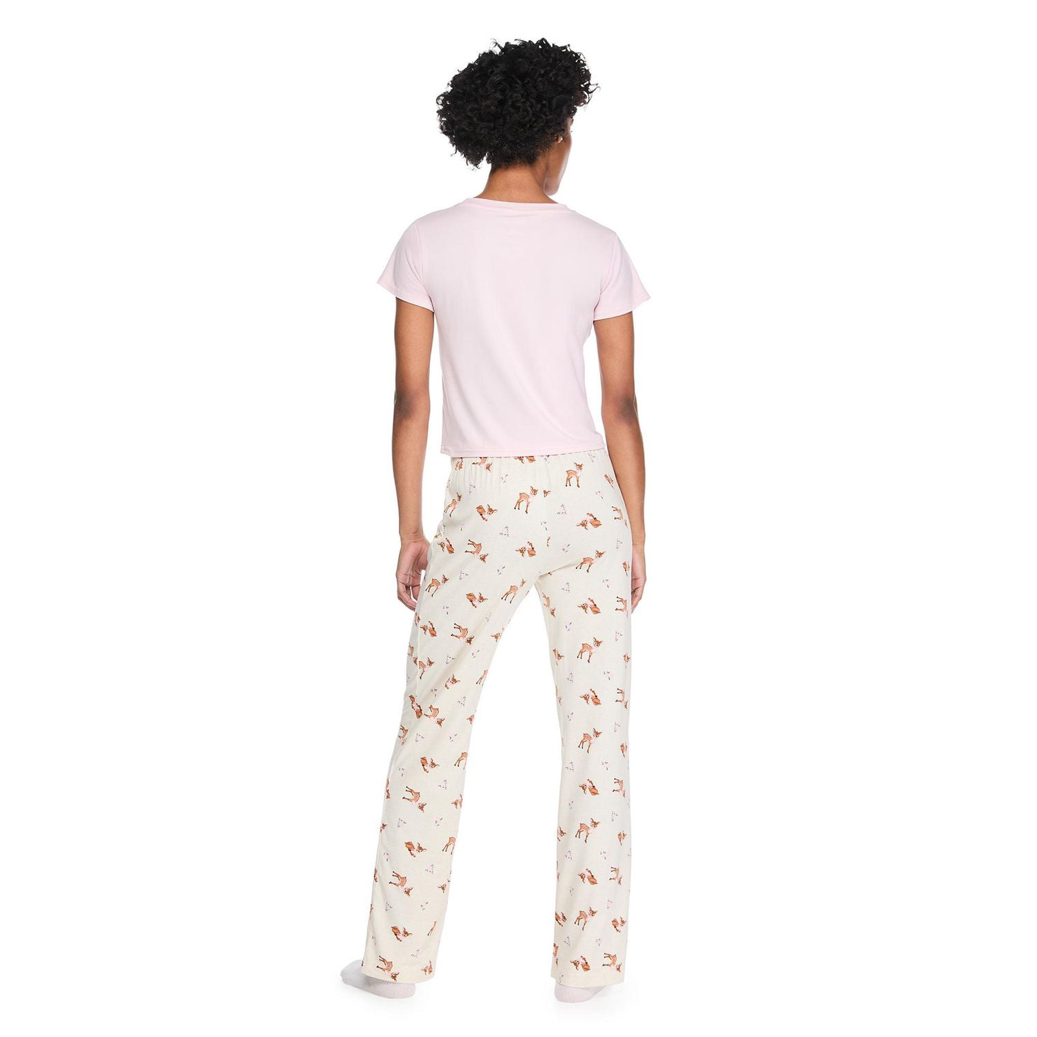 No Boundaries Women's Two Piece Pajama Set