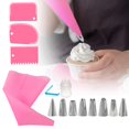 thumbnail image 2 of Classic Kitchen Accessories, 14 Piece Kit Stainless Icing Nozzle Tips Piping Bags Set for Baking Cupcake Cookie Decorating Tools, 2 of 9
