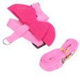 thumbnail image 2 of Rabbits Harness, Made Of High-quality Nylon Adjustable Soft Harness Widely Application Double-strap Design With  Buckle Design For Walk For Animals Pink Wing L, 2 of 8