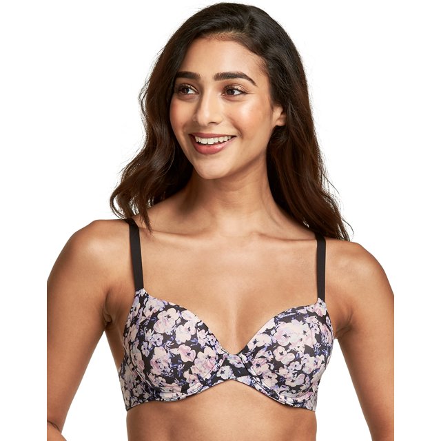 Maidenform Womens One Fabulous Fit 2.0 Tailored Demi Underwire Bra, 34B