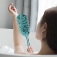 thumbnail image 4 of Bath Back Brush Long Handle Big Bath Brush Long Handle Bathtub Handicraft Bathtub Flower Bath Brush Bath Brush Bathtub Back and Back Wipelong Handle Brush, 4 of 6