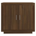 thumbnail image 3 of vidaXL Sideboard Brown Oak 80x40x75 cm Engineered Wood, 3 of 5