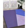 thumbnail image 3 of Ahgly Company Tapis de Zone Rond d'Intérieur Lavable à la Machine, Transitionnel, Violet Améthyste Violet, 5 Pieds Rond, 3 of 7
