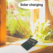Fridja Desktop Calculator, Solar Calculator with Large 12 Digit Display, Large Sensitive Buttons, Dual Power Scientific Calculators for Students School Office Desktop Accounting Tool, Black